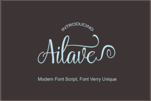 Ailave: A Stylish Script Font for Digital Branding