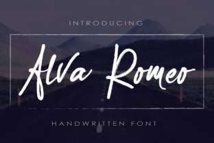 Alva Romeo: A Handwritten Font That Feels Human on Screen