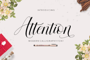 Attention: A Modern Script Font That Makes Your Message Instantly Clear