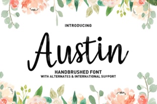 Austin Script: A Feminine, Modern Display Font for Campaign Clarity