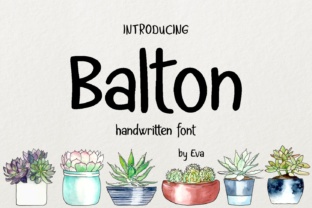 Balton: A Friendly Handwritten Font for Campaign Warmth