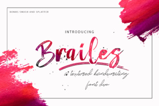 Brailes: A Brush Script Font That Elevates Digital Branding