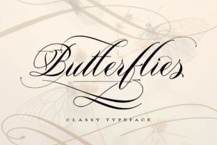 Butterflies Font: Elegant Script for Scroll-Stopping Brand Content