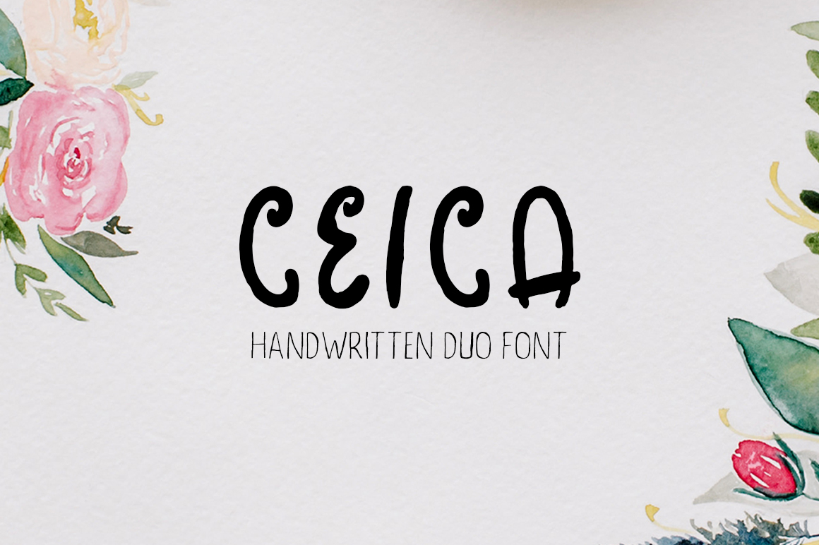 Ceica Duo: A Handwritten Font That Makes Your Campaigns Instantly Clear