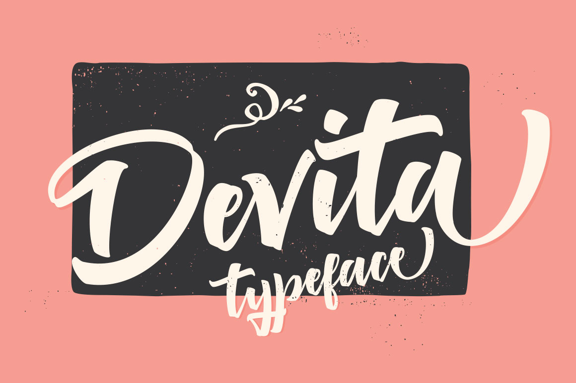 Devita: A Brush Script Typeface That Elevates Digital Branding