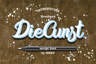 DieCunst: A Handmade Script Font That Builds Brand Trust