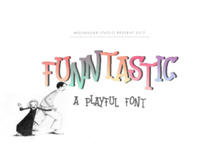 Funntastic: A Playful Display Font for Editorial Charm