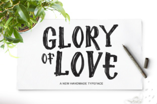 Glory of Love: A Warm, Handmade Script Font for Digital Brands