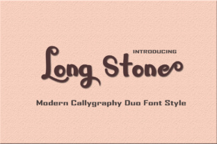 Long Stone: A Fluid Script Font for Thoughtful Editorial Design
