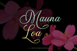 Mauna Loa: A Refined Handwritten Typeface for Digital Branding