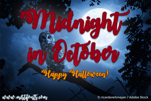 Midnight in October: A Thoughtful Script Font for Editorial Mood