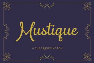Mustique: An Elegant Handwritten Font for Thoughtful Branding