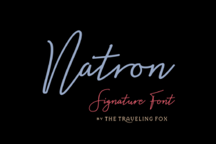 Natron: A Friendly, Rounded Script Font for Thoughtful Design