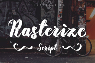 Rasterize: A Thoughtful Script Font for Editorial Moments