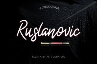 Ruslanovic: A Fresh Script Font That Makes Your Brand Feel Intentional