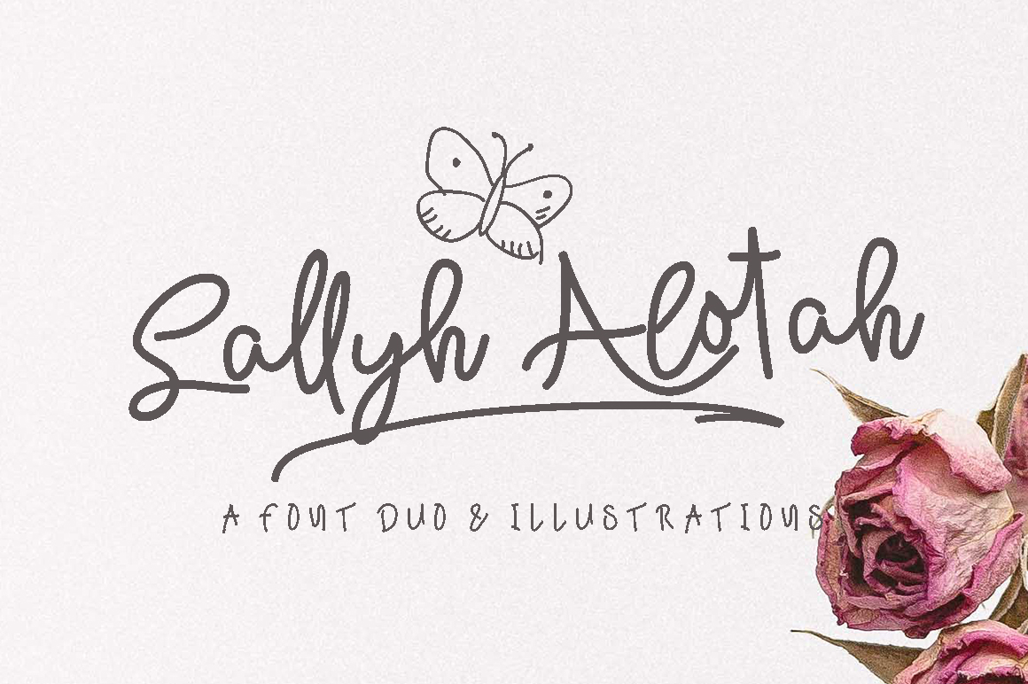 Sallyh Alotah: A Modern Script Font That Elevates Digital Branding