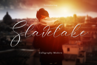 Slavelake: A Modern Script Font for Editorial Distinction