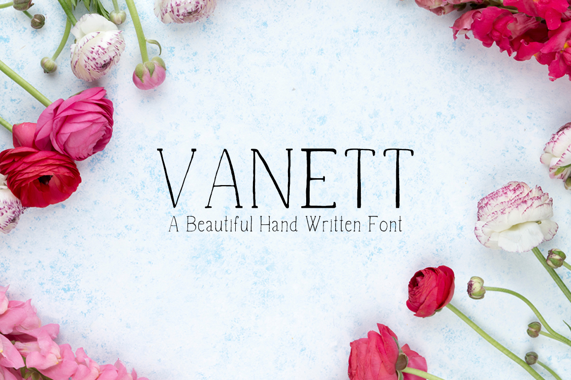 Vanett: A Delicate Script Font That Elevates Digital Branding